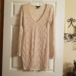 Cream colored dress